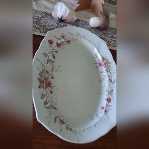 Beautiful Alfred Meakin platter royal ironstone china platter with flowers